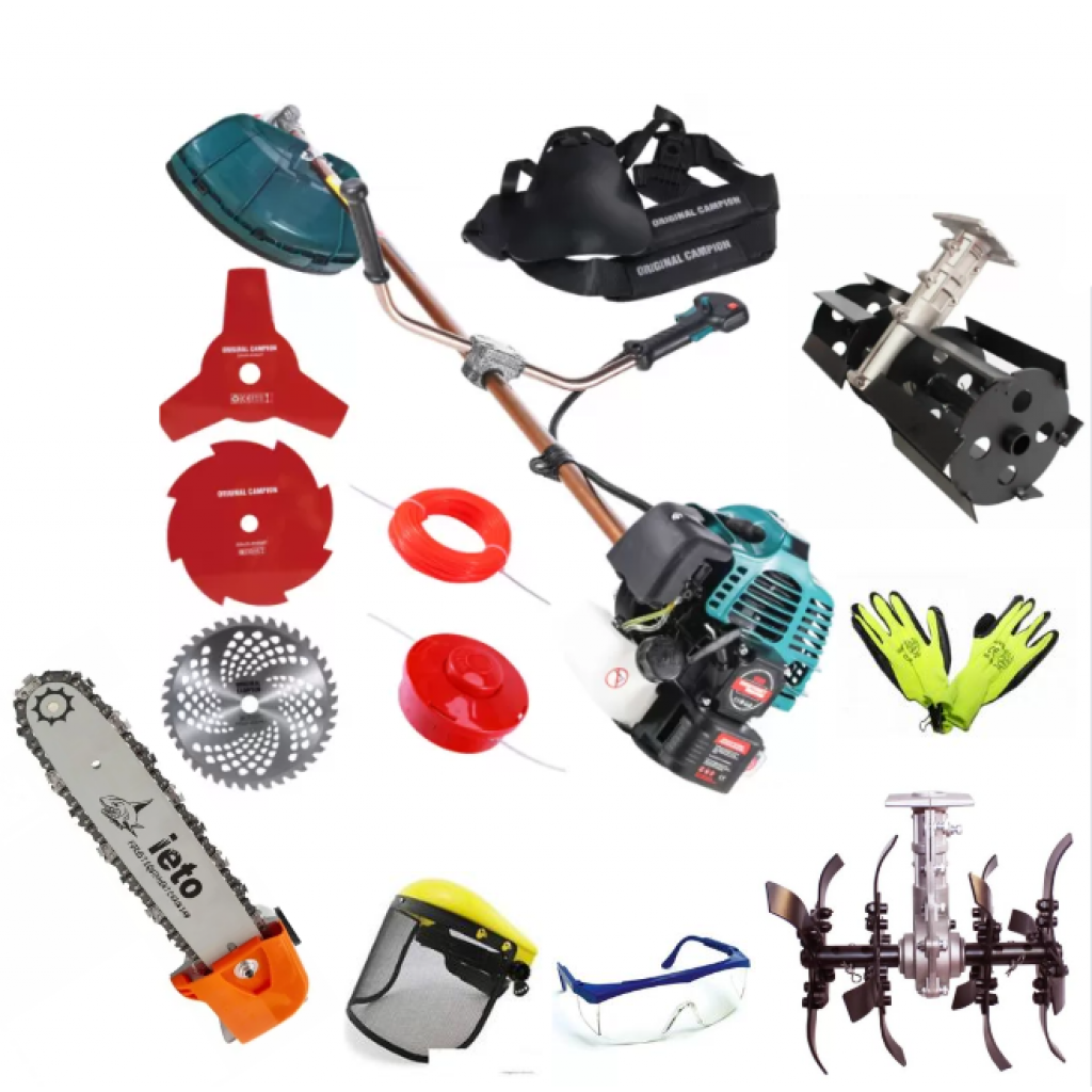 Set Motocoasa Energy Kraft cu pornire electrica si manuala ( 2 in